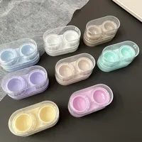 Portable Mini Pull-Out Style Contact Lens Care Storage Box Cosmetic Eyelens Partner Organizer DIY Case For Invisible Glasses main image 1