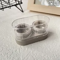 Portable Mini Pull-Out Style Contact Lens Care Storage Box Cosmetic Eyelens Partner Organizer DIY Case For Invisible Glasses sku image 1