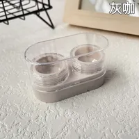 Portable Mini Pull-Out Style Contact Lens Care Storage Box Cosmetic Eyelens Partner Organizer DIY Case For Invisible Glasses sku image 5