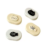 Portable Companion Box Invisible Eyelens Case Macaron Color Simple Design DIY Contact Lens Case With Clip For Daily Use main image 5