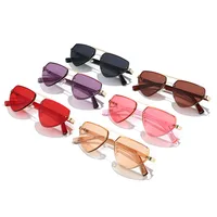 Classic Men's Polarized Sunglasses New Metal Anti-UV Driver Glasses Fashionable Fishing And Cycling Grey And Gold Frame PC Lens main image 1