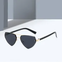 Classic Men's Polarized Sunglasses New Metal Anti-UV Driver Glasses Fashionable Fishing And Cycling Grey And Gold Frame PC Lens main image 2
