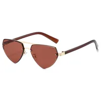 Classic Men's Polarized Sunglasses New Metal Anti-UV Driver Glasses Fashionable Fishing And Cycling Grey And Gold Frame PC Lens sku image 2