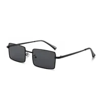Fashionable Square Sunglasses Unisex Stylish Small Frame UV Protection Travel Fishing Special Sun Glasses Men Women sku image 2
