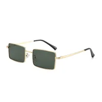 Fashionable Square Sunglasses Unisex Stylish Small Frame UV Protection Travel Fishing Special Sun Glasses Men Women sku image 4