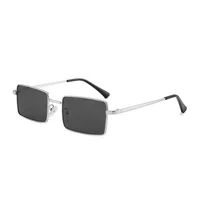 Fashionable Square Sunglasses Unisex Stylish Small Frame UV Protection Travel Fishing Special Sun Glasses Men Women sku image 5