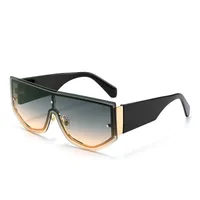 Fashionable Large Frame Integrated Driving Sunglasses Unisex Outdoor Travel Sun Protection Eyewear  Trend main image 5