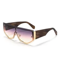 Fashionable Large Frame Integrated Driving Sunglasses Unisex Outdoor Travel Sun Protection Eyewear  Trend main image 6