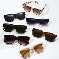 Stylish Large Frame UV Protection Sunglasses Trendy Street Snap  Fashionable Glasses For Men And Women main image 1