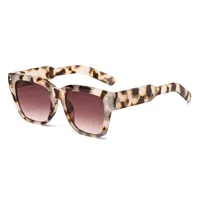 Stylish Large Frame UV Protection Sunglasses Trendy Street Snap  Fashionable Glasses For Men And Women sku image 3