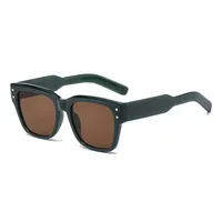 Stylish Large Frame UV Protection Sunglasses Trendy Street Snap  Fashionable Glasses For Men And Women sku image 7