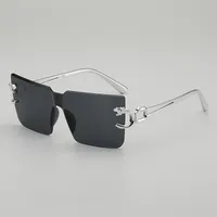 New Style Casual Gradient Jelly Color Monocle Fashionable Summer Travel Sunscreen Polarized Sunglasses Unisex Square Frame main image 2