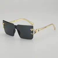 New Style Casual Gradient Jelly Color Monocle Fashionable Summer Travel Sunscreen Polarized Sunglasses Unisex Square Frame main image 3