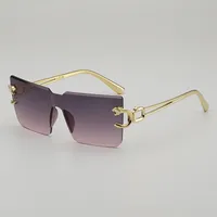 New Style Casual Gradient Jelly Color Monocle Fashionable Summer Travel Sunscreen Polarized Sunglasses Unisex Square Frame main image 4