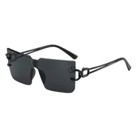 New Style Casual Gradient Jelly Color Monocle Fashionable Summer Travel Sunscreen Polarized Sunglasses Unisex Square Frame main image 5