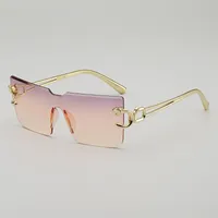 New Style Casual Gradient Jelly Color Monocle Fashionable Summer Travel Sunscreen Polarized Sunglasses Unisex Square Frame sku image 3