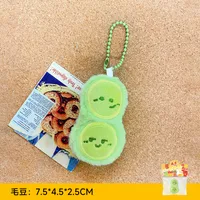 Original Design Cute Cartoon Plush Lobster Beer Night Snack Bag Pendant Doll Toy Gift Half Handmade Shrimp Crab Pattern sku image 4