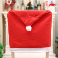 Christmas Tablecloth Chair Cover Set Non-Woven Fabric Christmas Dining Table Back Cover Decoration Holiday Hotel Holiday Decor main image 3