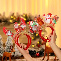 Christmas Party Hat Bandeau Adult Children Christmas Decoration Accessories Small Gift Festive Plastic Cartoon Countryside New Style main image 1