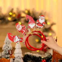 Christmas Party Hat Bandeau Adult Children Christmas Decoration Accessories Small Gift Festive Plastic Cartoon Countryside New Style main image 3