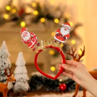 Christmas Party Hat Bandeau Adult Children Christmas Decoration Accessories Small Gift Festive Plastic Cartoon Countryside New Style sku image 1