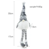 New Glowing Long Legged Faceless Rudolph Decoration Children's Gift Christmas With Light Decorative Supplies American Style main image 4