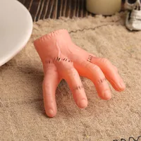 New Halloween Hand Cut Off Hair Clip Party Prop Prank Ghost Palm Clip Decoration Wig Accessory Handmade Plastic Craft main image 3