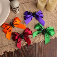 Halloween New Spider Costume Butterfly Knot Hair Clip Accessory Cute Funny Side Clip Bangs Hair Clip Hair Decoration main image 4