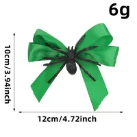 Halloween New Spider Costume Butterfly Knot Hair Clip Accessory Cute Funny Side Clip Bangs Hair Clip Hair Decoration sku image 3