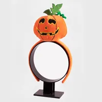 New Halloween Cotton Stuffed Pumpkin Spider Bat Hairband Headwear Party Dance Festival Props Handmade Cloth Accessory main image 4