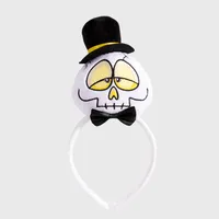 New Halloween Cotton Stuffed Pumpkin Spider Bat Hairband Headwear Party Dance Festival Props Handmade Cloth Accessory sku image 3
