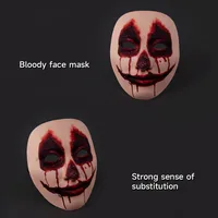 New Halloween Wedding Ghost Bride Blood Spattered Veil Hairpin Mask Festival Costume Accessories Party Props Handmade EVA main image 4