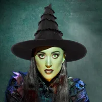 New Halloween Black Witch Hat Lace Trim Pleated Edge Personalized Dark Witch Cap Festival Costume Accessories Props Handmade main image 3