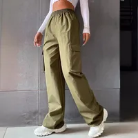 Women's Summer Thin High Waist Wide Leg Straight Casual Pants Breathable American Retro Sport Trousers Trendy Street Style Loose Fit main image 4