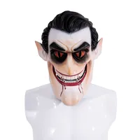 Halloween Horror Vampire Dracula Headset Stage Performance Cosplay Mask Prop Handmade Vampire Costume Accessory main image 5