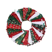 Rune Hong New Christmas Golden Bamboo Node Cotton Rope Drawstring Gift Storage Bag Colorful Holiday Cloth Pouch main image 4