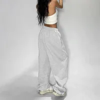 American Style Loose Fit Jazz Street Dance Sport Pants For Women Casual Trousers Simple Fashion Versatile Pure Color Summer New Arrival main image 2