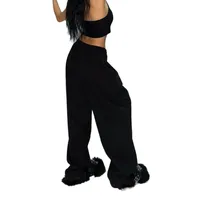American Style Loose Fit Jazz Street Dance Sport Pants For Women Casual Trousers Simple Fashion Versatile Pure Color Summer New Arrival main image 5