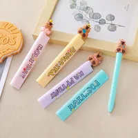 Creative Water-Based Pen With Ruler Student Writing Tool Office Measuring Signing Pen Purple Blue Yellow Plastic Material main image 1