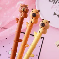 Cute Bear Soft Rubber Neutral Pen Creative Bear Climbing Tree Shape Pen Office Signature Pen Student Prize Gift main image 1