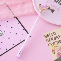 Creative Stress Relief Massage Neutral Pen Cute Stationery Office Signing Pen Writing Tool Pink Blue Yellow Plastic Material sku image 4