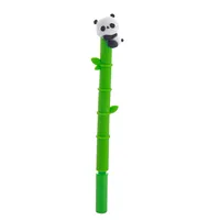 Creative Soft Silicone Panda Water-Based Pen Cute Panda Climbing Bamboo Cartoon Stationery Student Neutral Pen main image 4