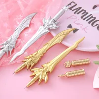 Creative Weapon Shape Neutral Pen Cute Stationery Sword And Pen Writing Tools For Students Gifts And Prizes Plastic Material main image 2