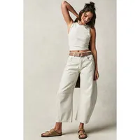Fashionable Casual Wide Leg Women's Jeans Loose Fit Long Trousers Washed Effect Straight Cut Pants Mid Waist Street Style main image 2