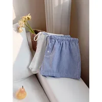 Casual Drawstring Women's Shorts Summer New Pure Color Versatile Shorts Comfortable Elastic Fabric Five-Quarter Length Workwear sku image 11