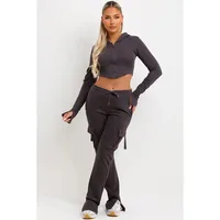 Loose Straight Leg Casual Pants Women's Spring Autumn New Style Street Fashion Workwear Trousers Comfortable Loose Waist main image 2