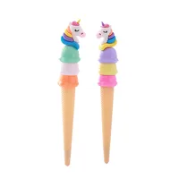 Cartoon  Hagen Dazs Neutral Pen Creative Stationery Student Ice Cream Shape Water Pen Office Signing Pen Orange Blue Yellow main image 4