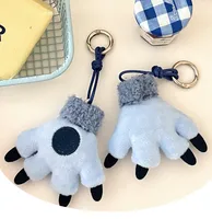 Cute Cartoon Plush Doll Keychain Backpack Decorative Hanging Ornament Soft Fabric Hand Patterned Sweet Style Girl's Heart main image 1