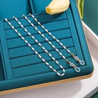Elegant Ladies' Pearl Imitation Eyeglass Chain Anti-Slip Fashionable Minimalist Copper Material European Style Accessory sku image 5