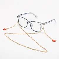 Metal Necklace Glasses Chain Mask Holder Eyewear Accessory Fashionable Optical Frame Chain Link main image 3